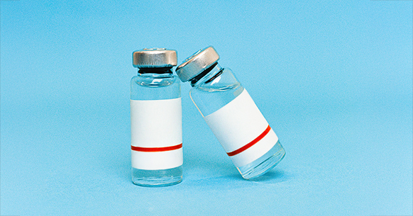 Empty white label glp-1 one vials